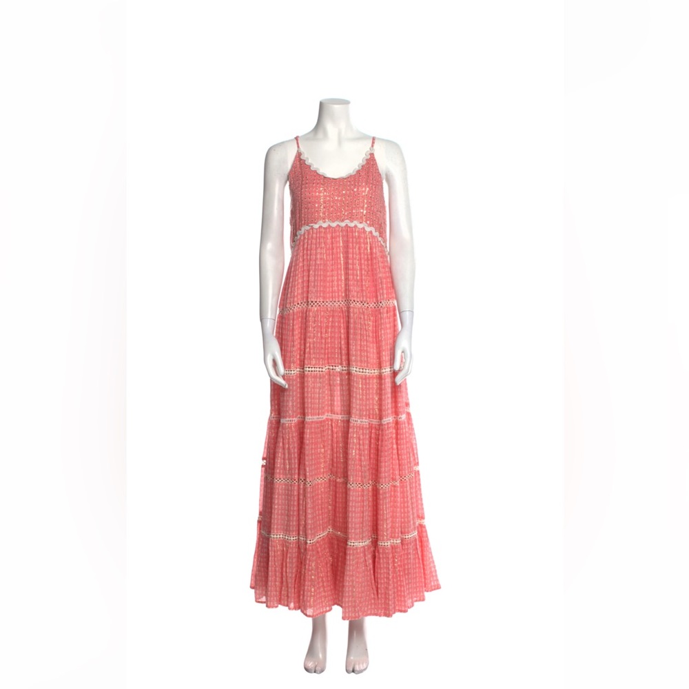 MISS JUNE Printed Long Dress Size: xs fit S
